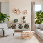 GREEN CIRCLES 3-Door Sideboard