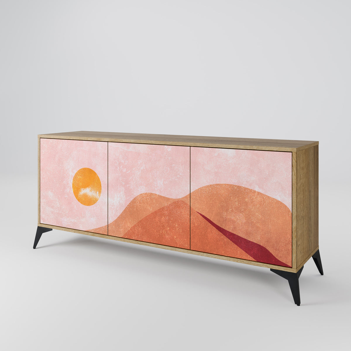 LUMINOUS SUNLIGHT 3-Door Sideboard