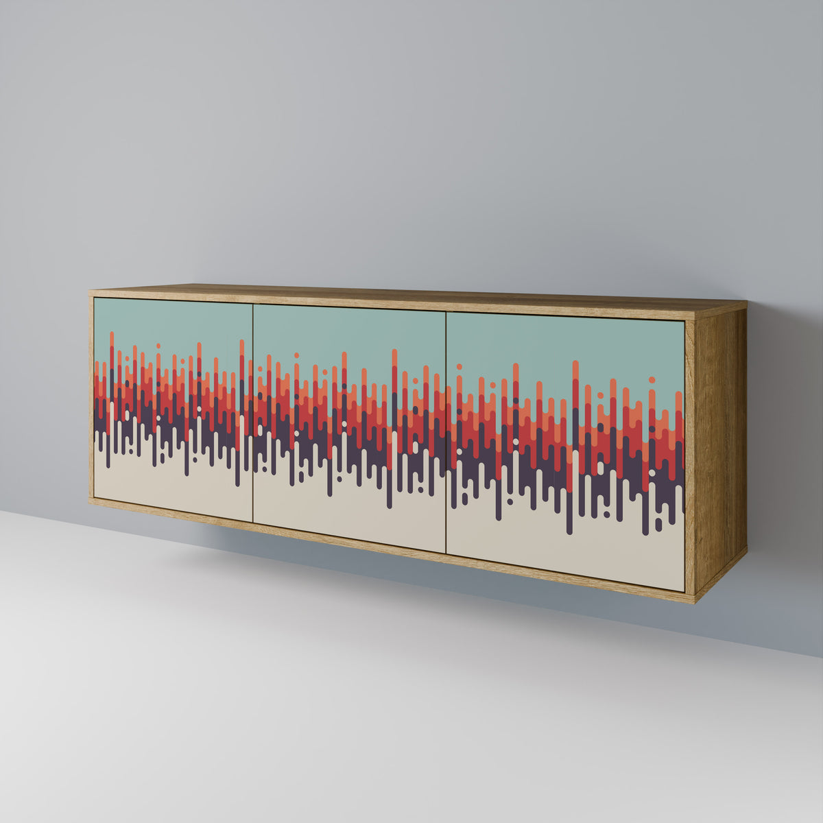 CHROMA CONTOURS 3-Door Sideboard