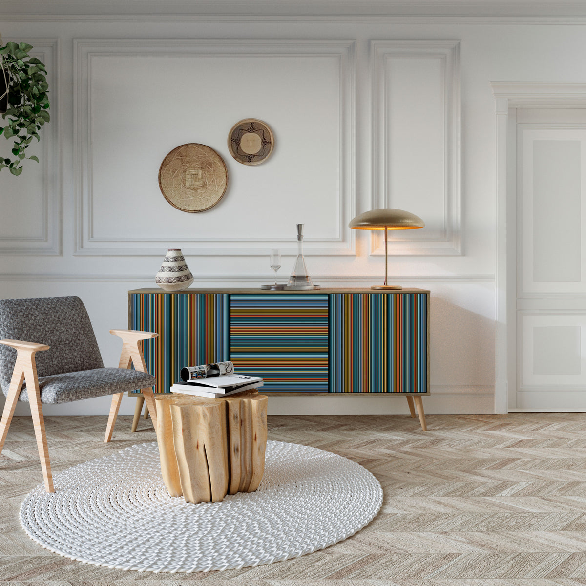 LINEOUT SPECTRUM 3-Door Sideboard