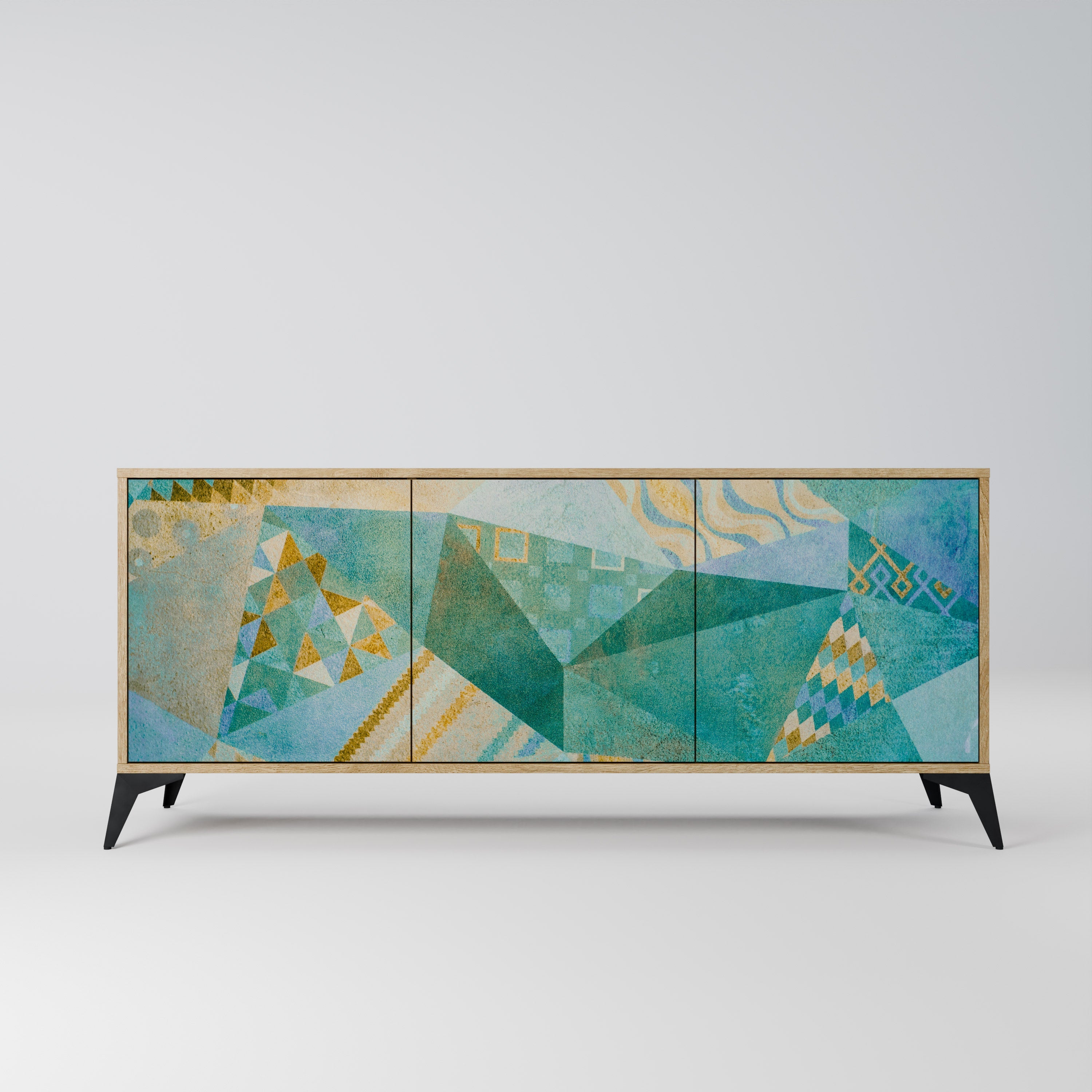 Buffet 3 portes SPECTRUM SPLENDOR effet chêne