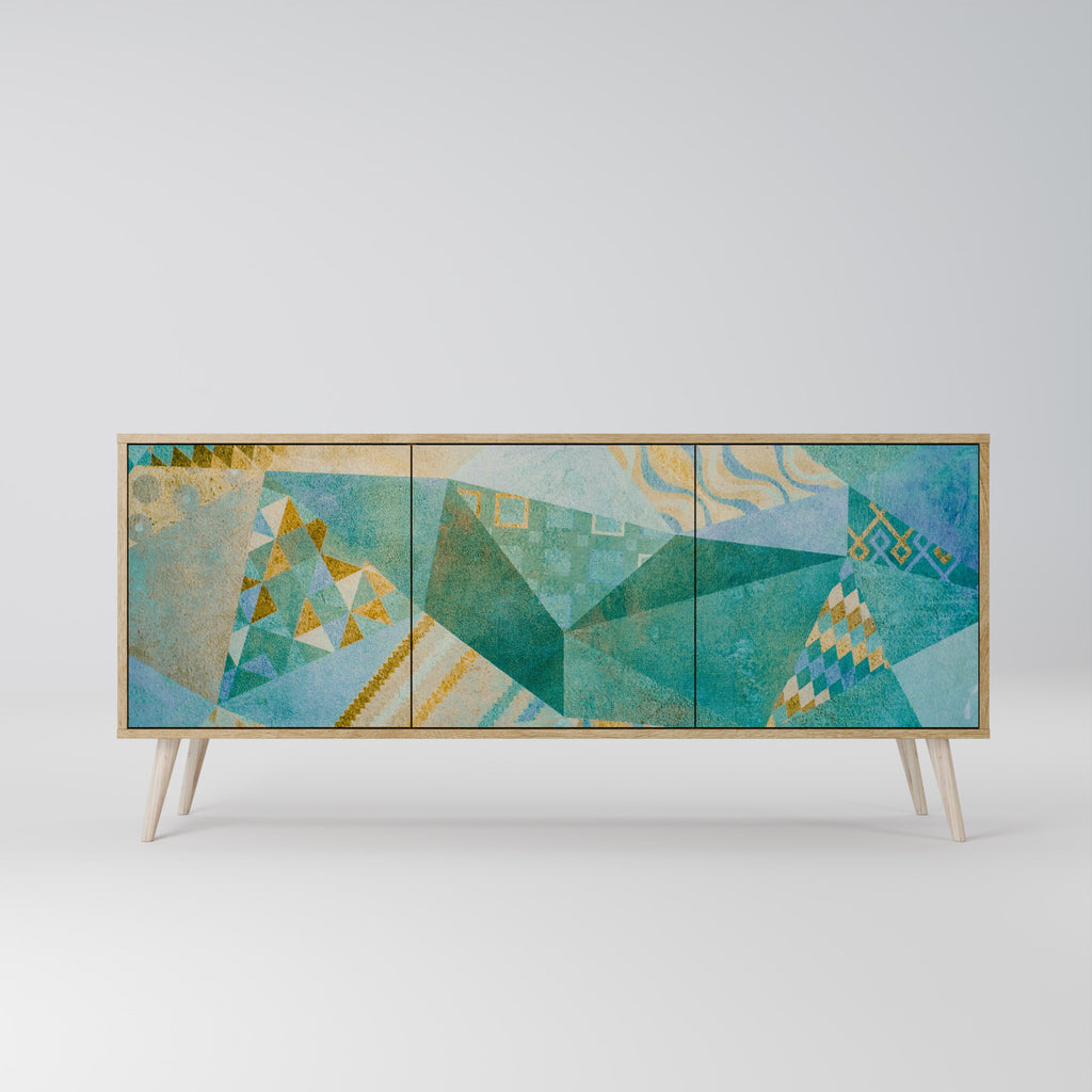 Buffet 3 portes SPECTRUM SPLENDOR effet chêne