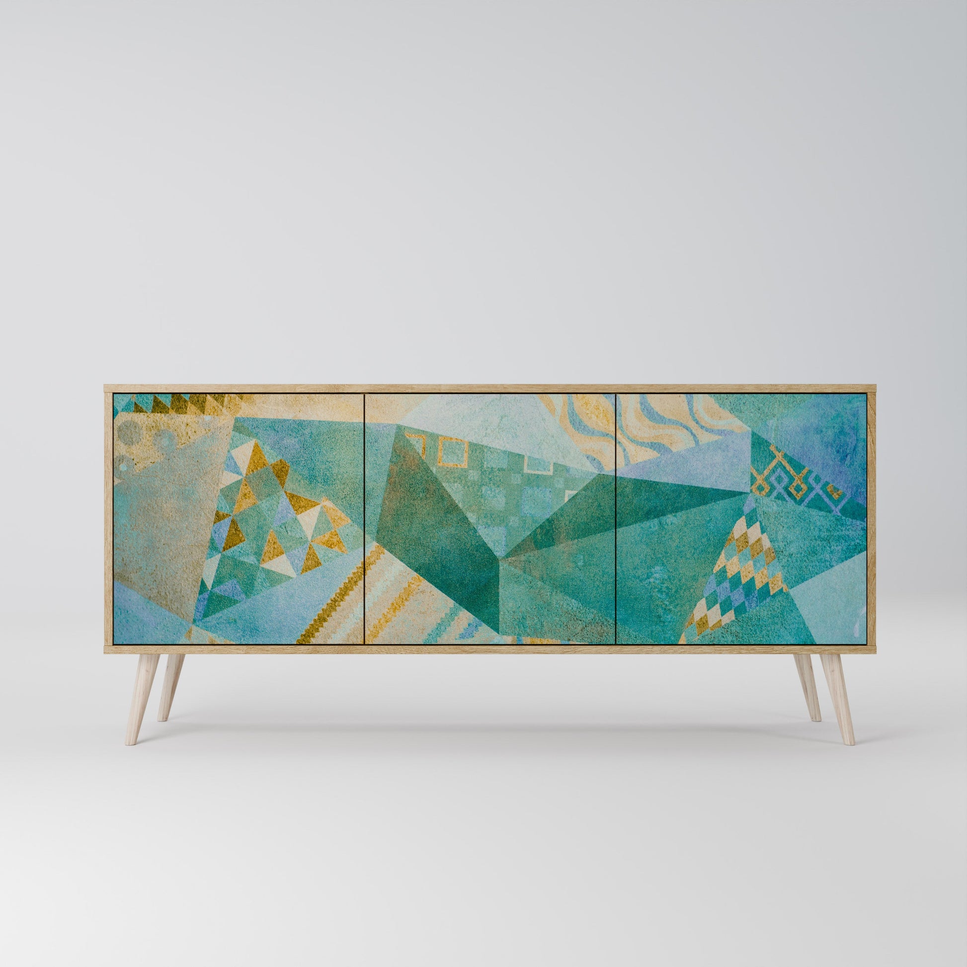 Buffet 3 portes SPECTRUM SPLENDOR effet chêne