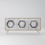 HEXAGONAL FIGURES 3-Door Sideboard