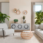 HEXAGONAL FIGURES 3-Door Sideboard