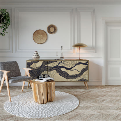 UNIFIED FRAGMENTS 3-Door Sideboard
