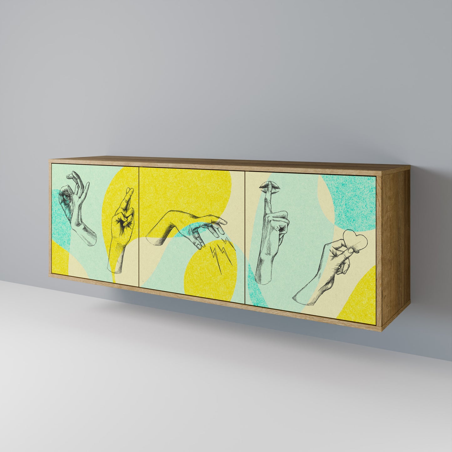 BODY LANGUAGE 3-Door Sideboard
