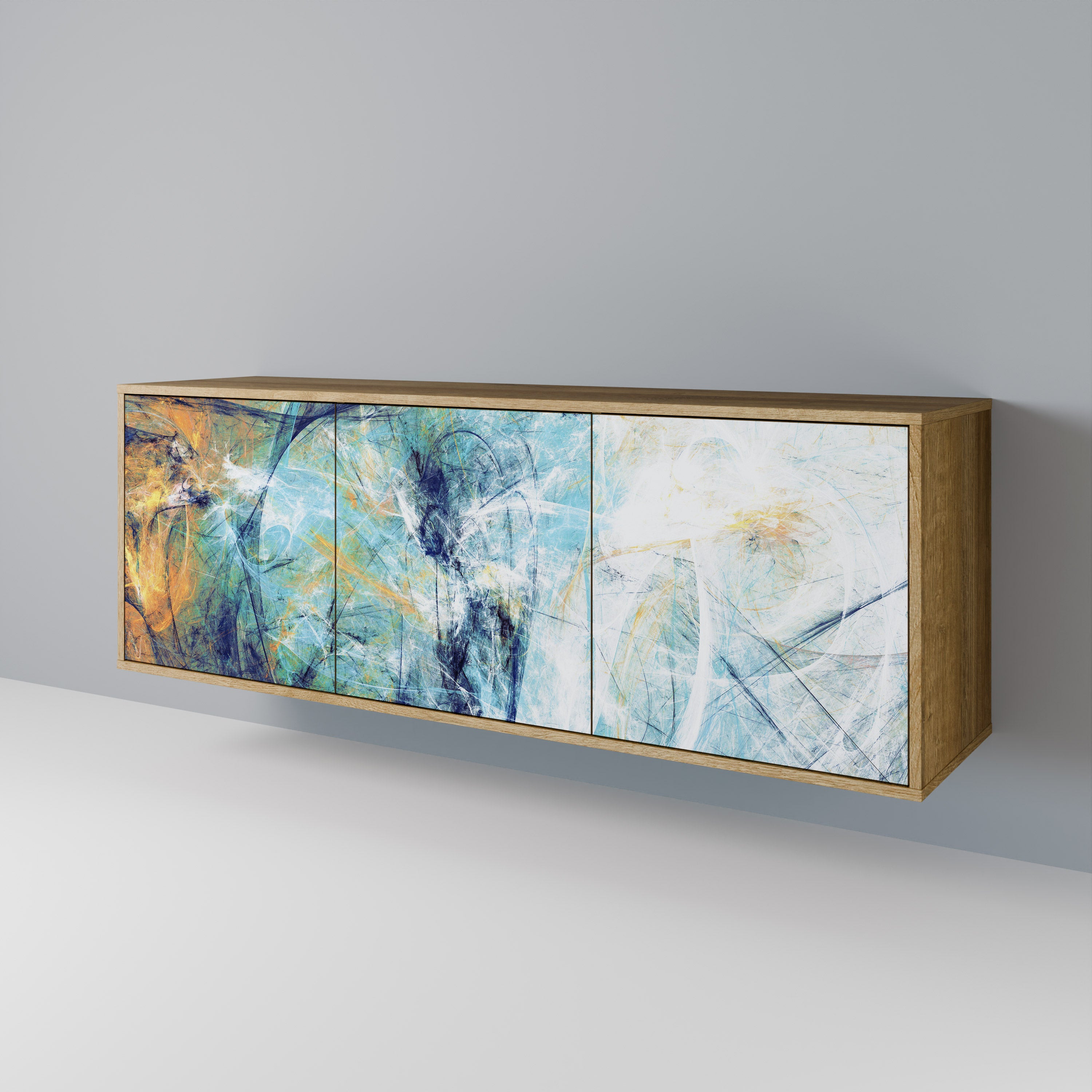 ABSTRACT THOUGHTS 3-Door Sideboard