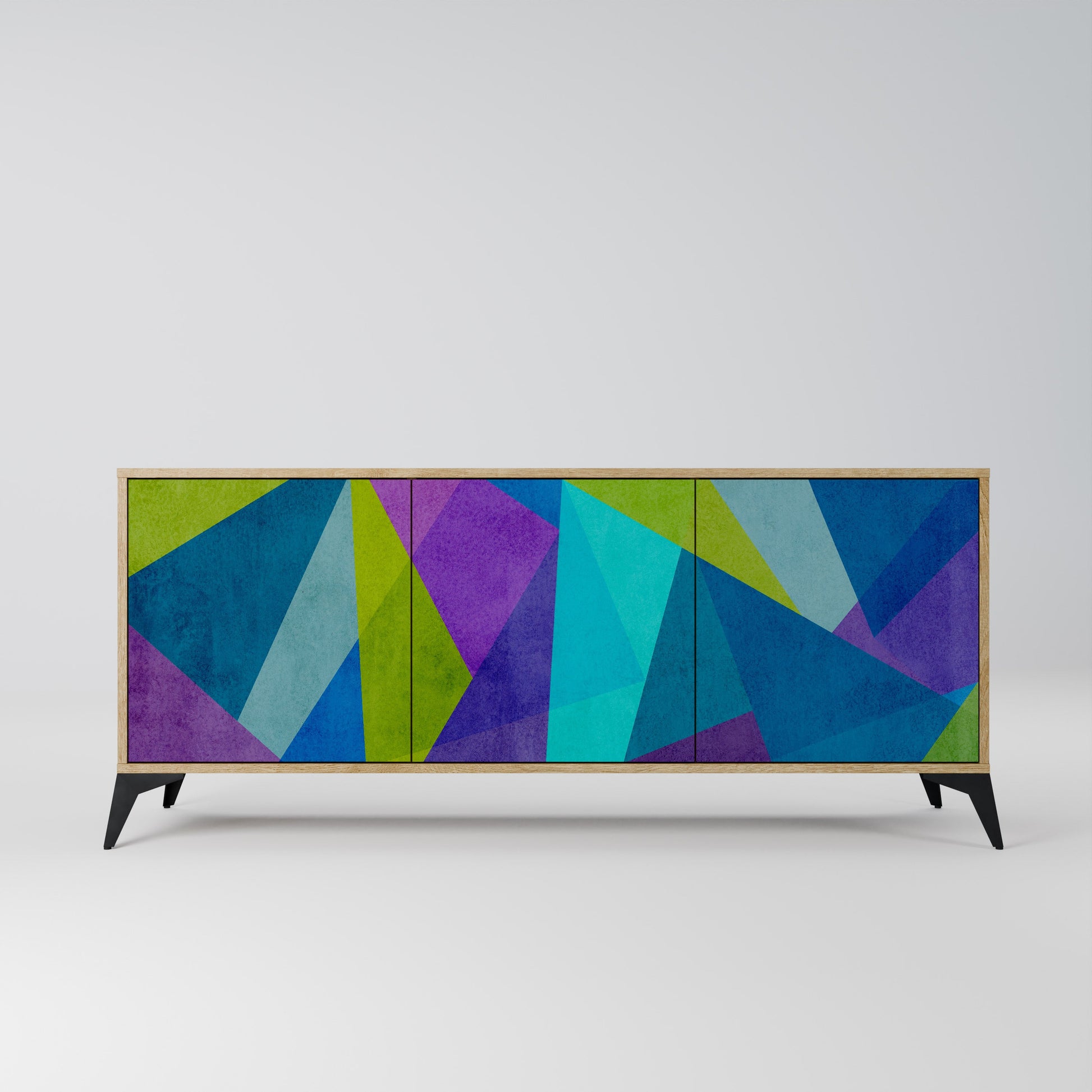 Buffet 3 portes effet chêne COLD SHOWCASE