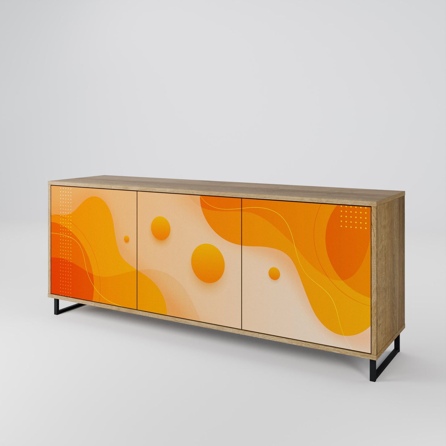 ORANGE ARRANGEMENT 3-Door Sideboard