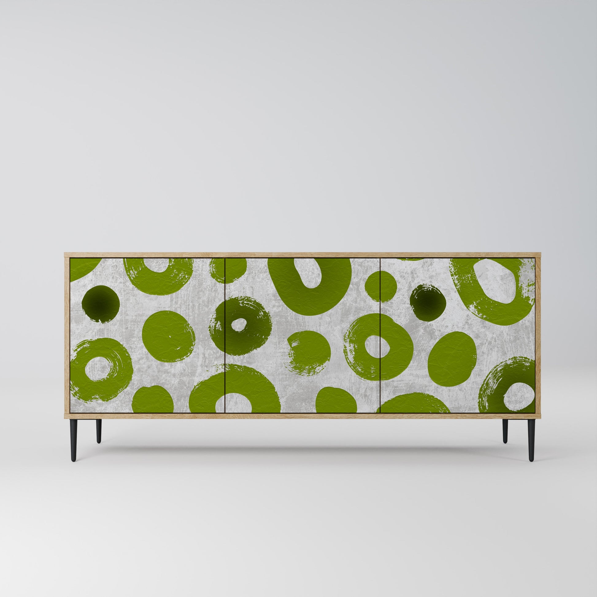 Buffet 3 portes GREEN RHAPSODY effet chêne