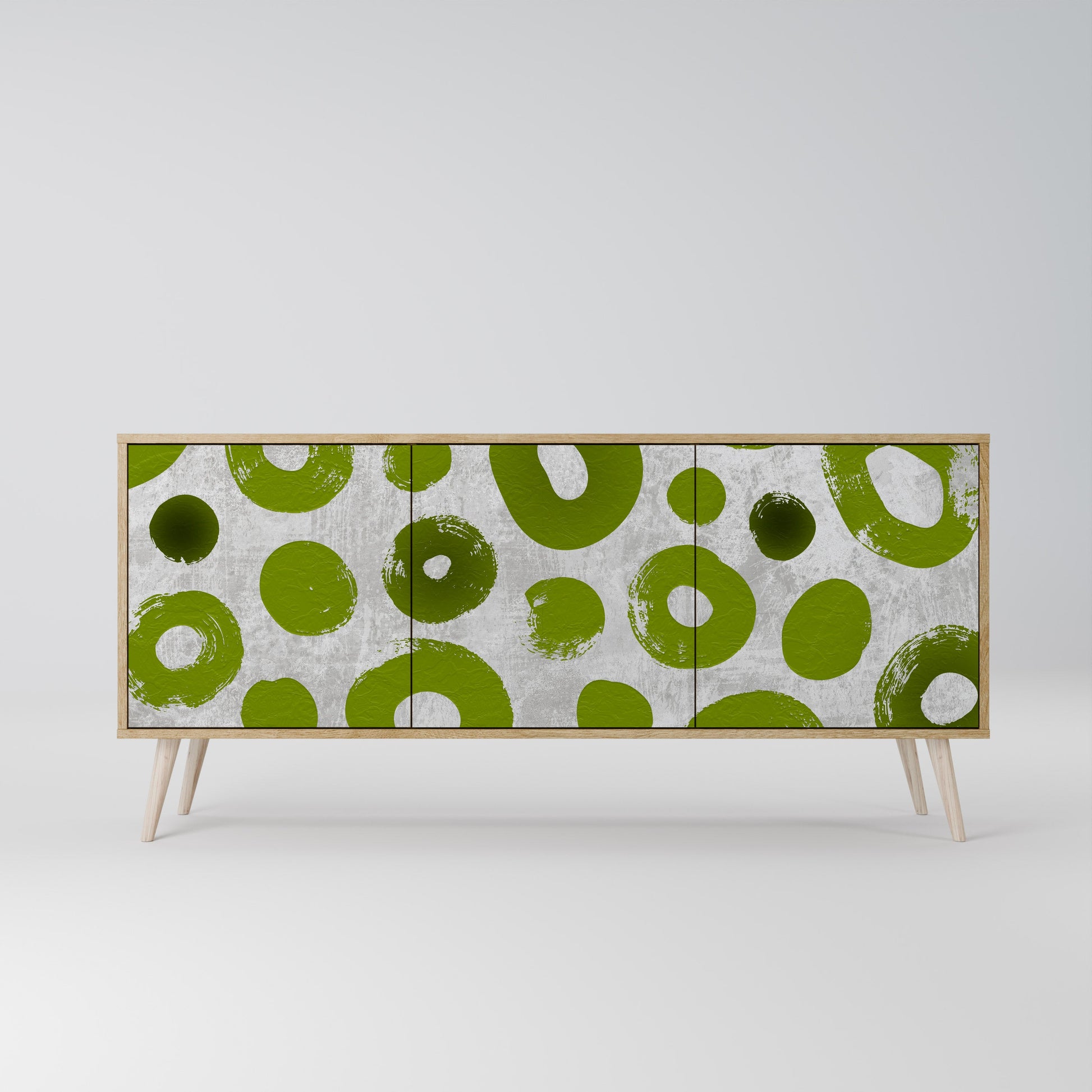 Buffet 3 portes GREEN RHAPSODY effet chêne