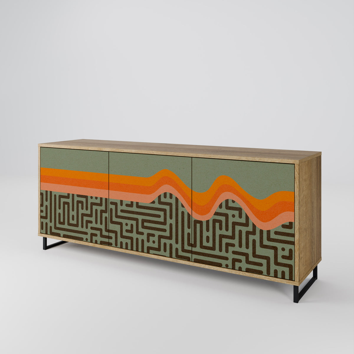 SIMPLE SOLUTIONS 3-Door Sideboard