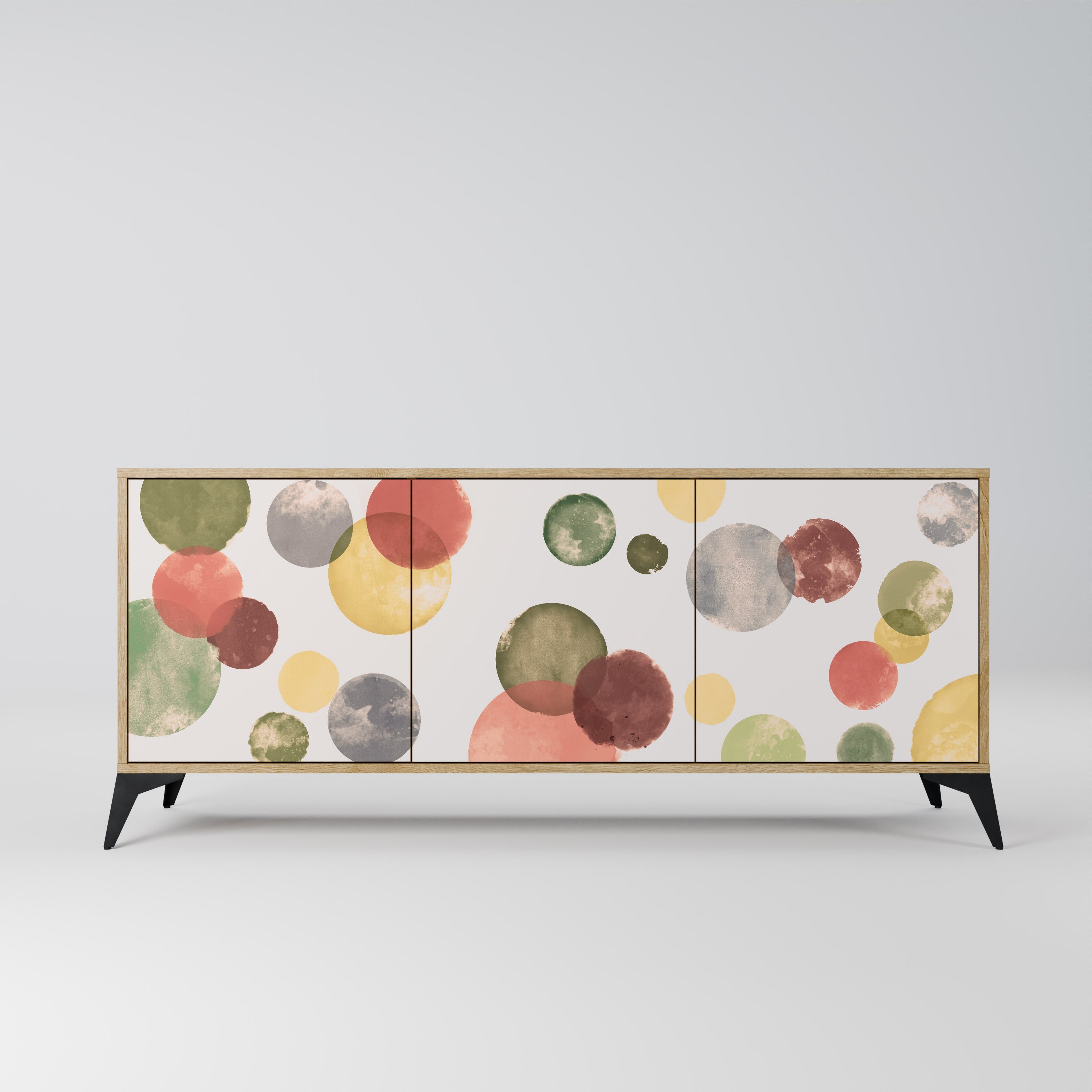 Buffet 3 portes FLEETING HAPPINESS effet chêne