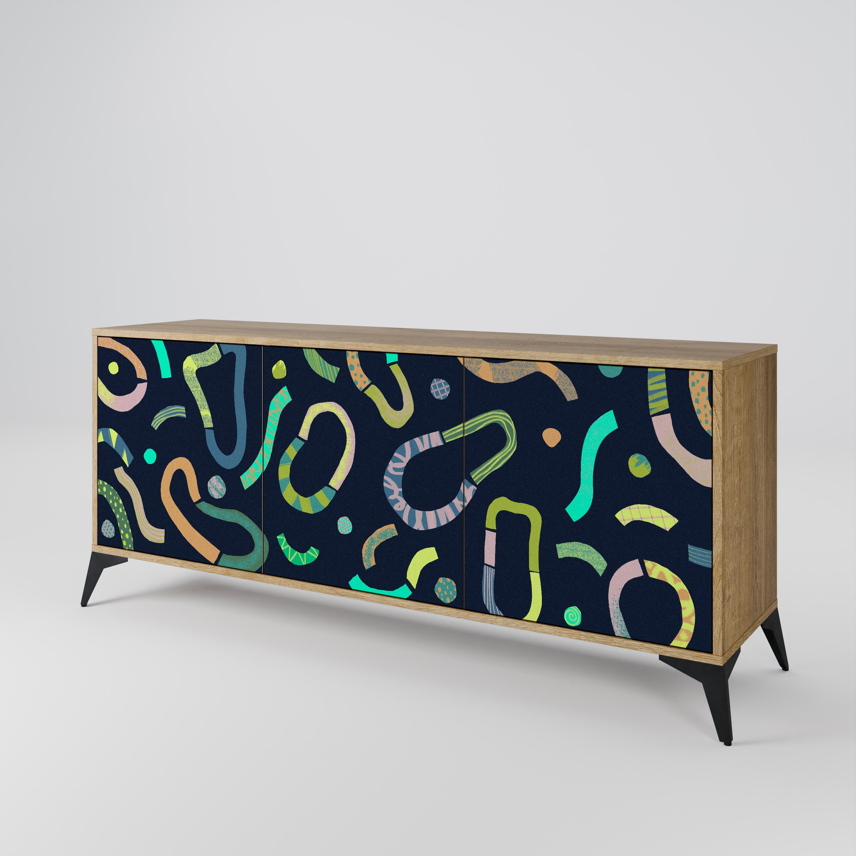 CONTRAST DANCE 3-Door Sideboard