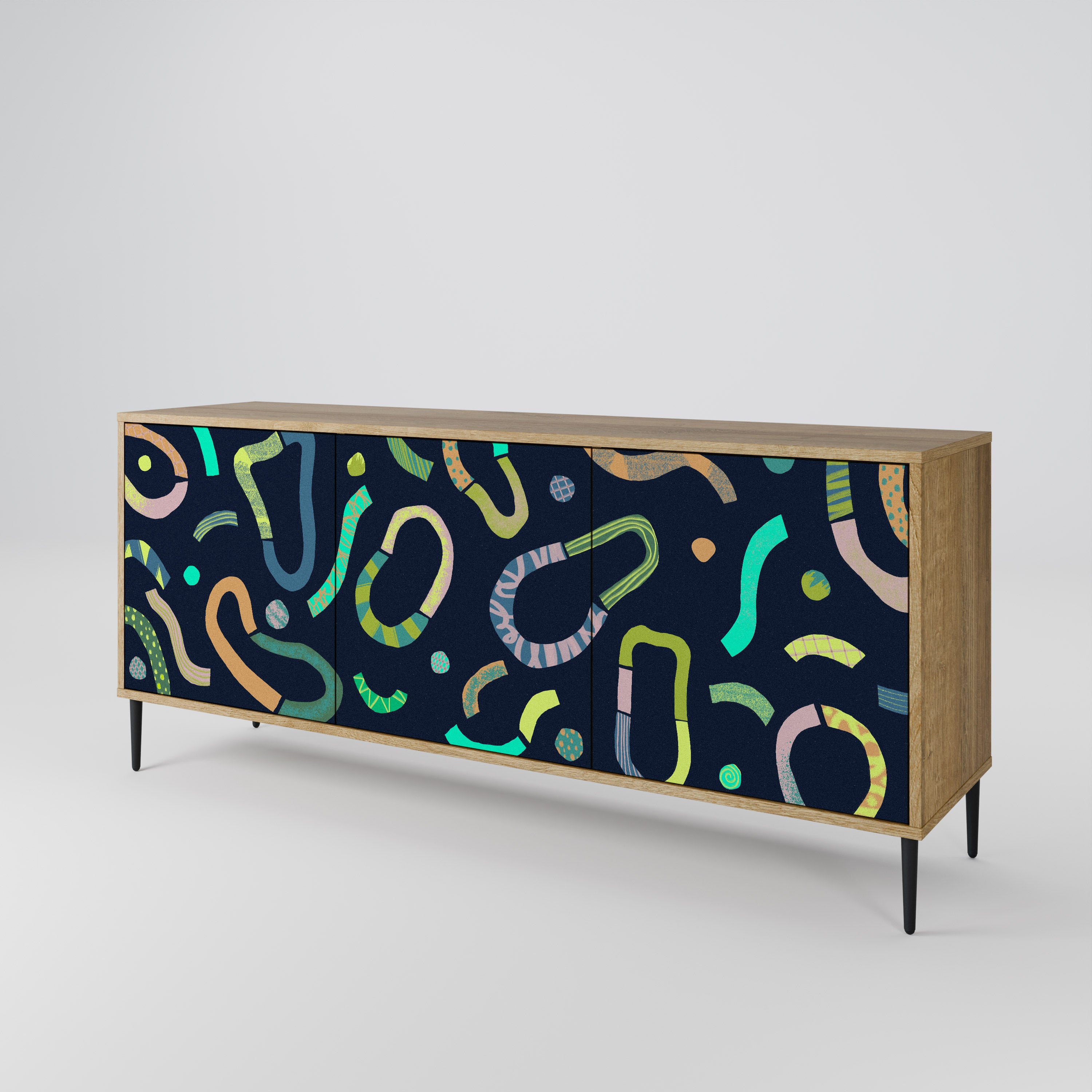 CONTRAST DANCE 3-Door Sideboard
