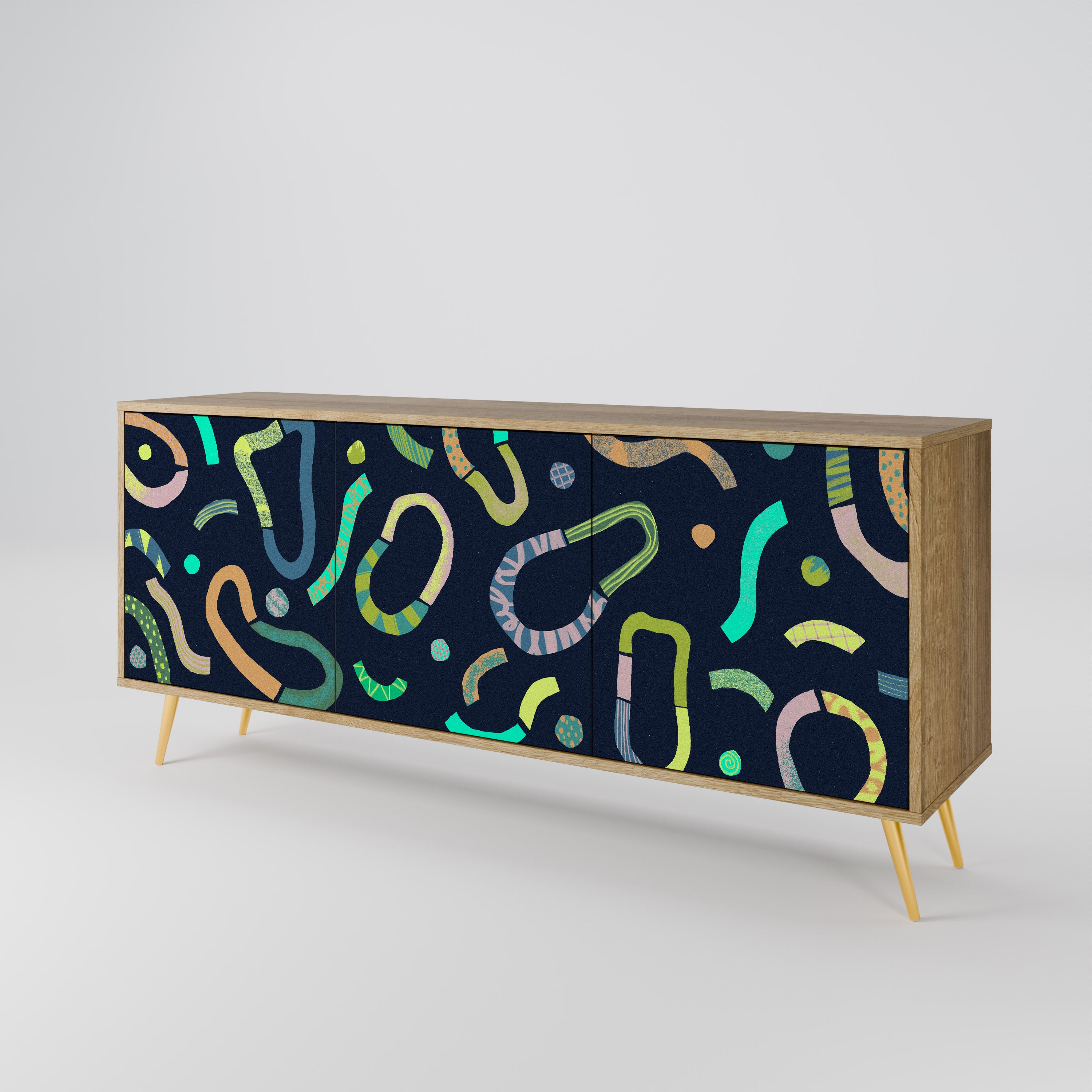 CONTRAST DANCE 3-Door Sideboard