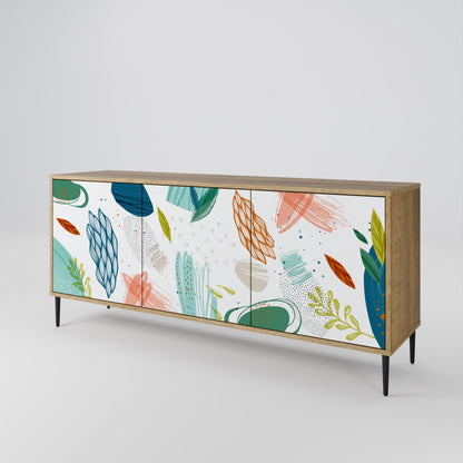 BOTANICAL HURRICANE 3-Door Sideboard