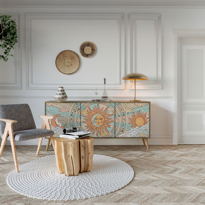 MYSTICAL STRUCTURE 3-Door Sideboard