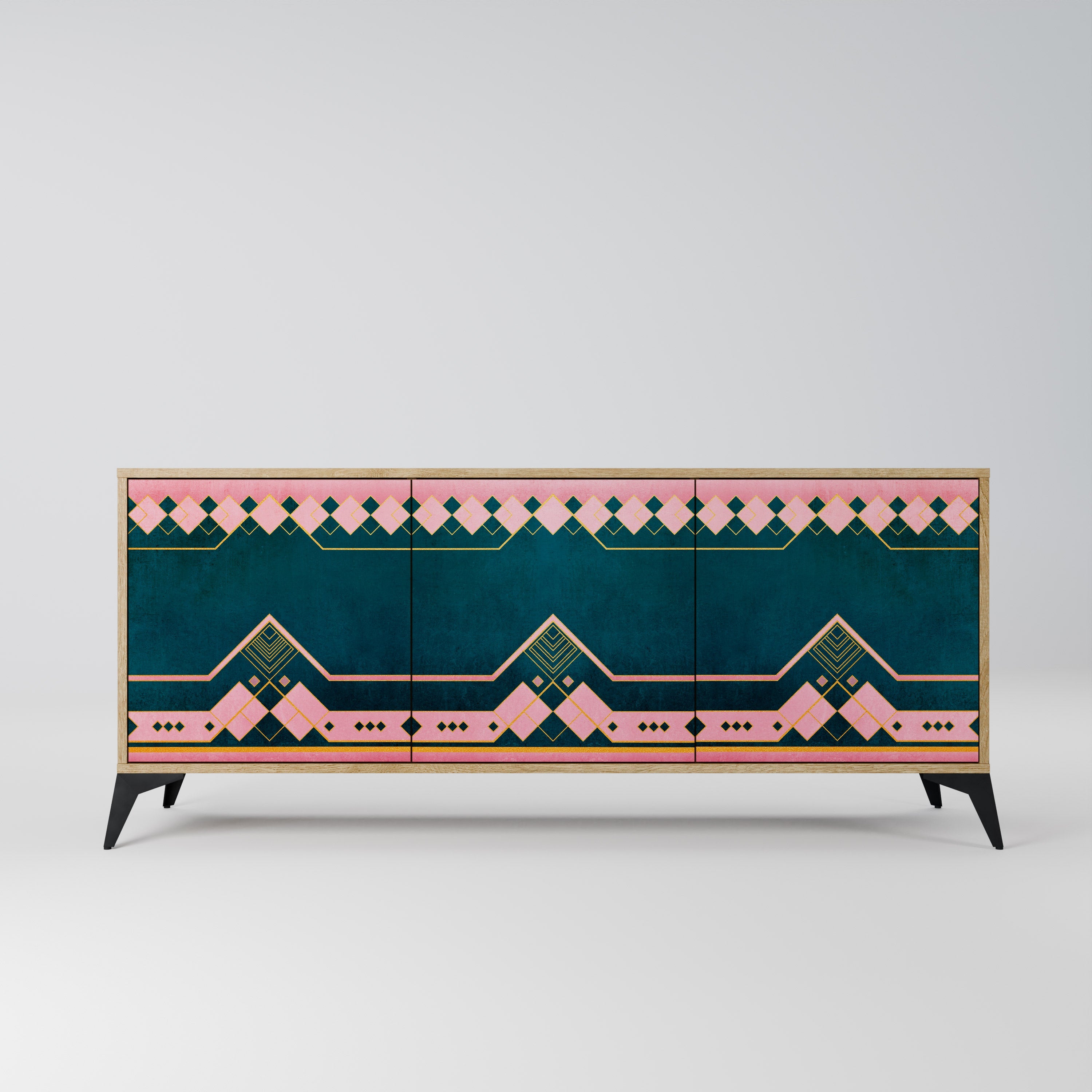 Buffet 3 portes effet chêne ROYAL COMPOSITION