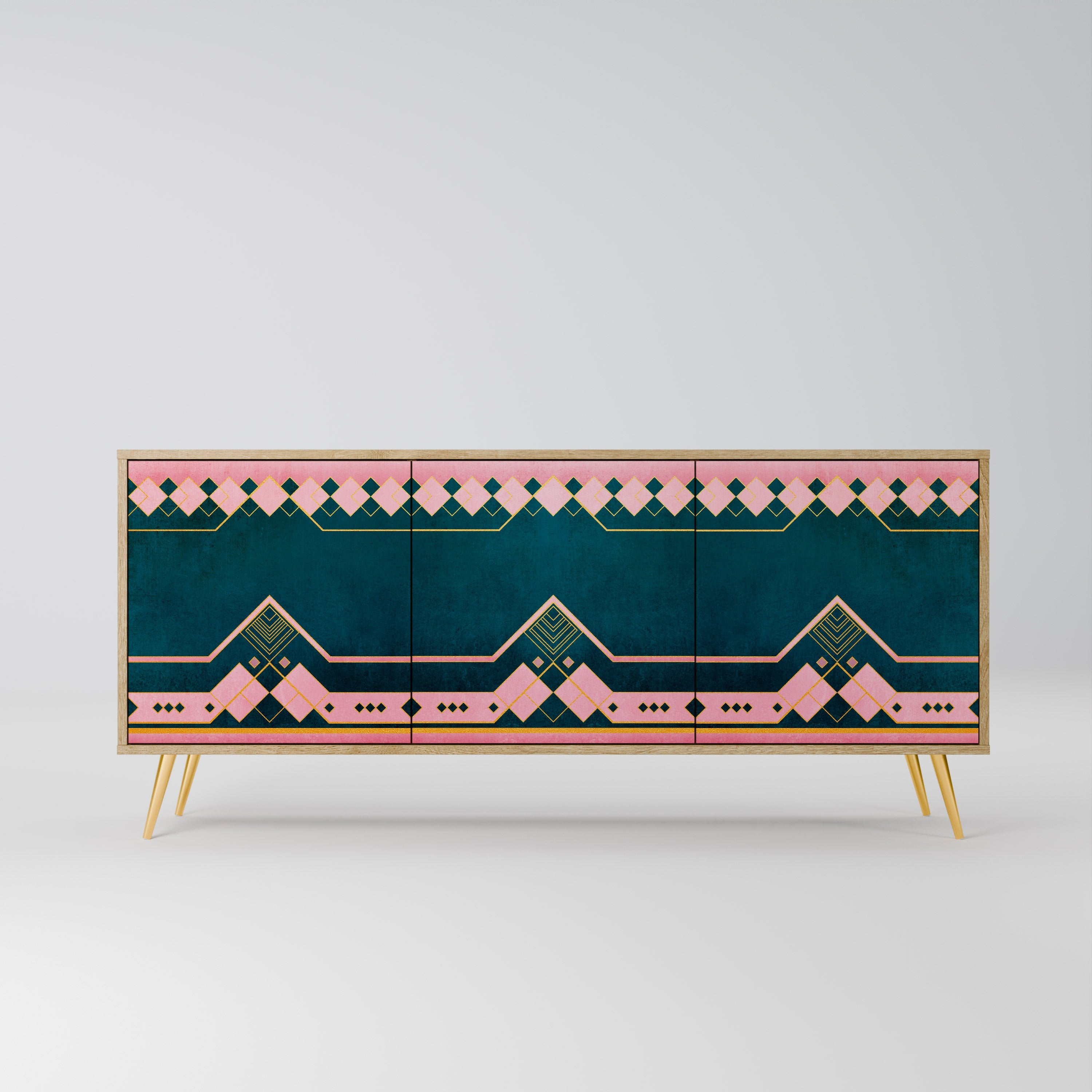 Buffet 3 portes effet chêne ROYAL COMPOSITION