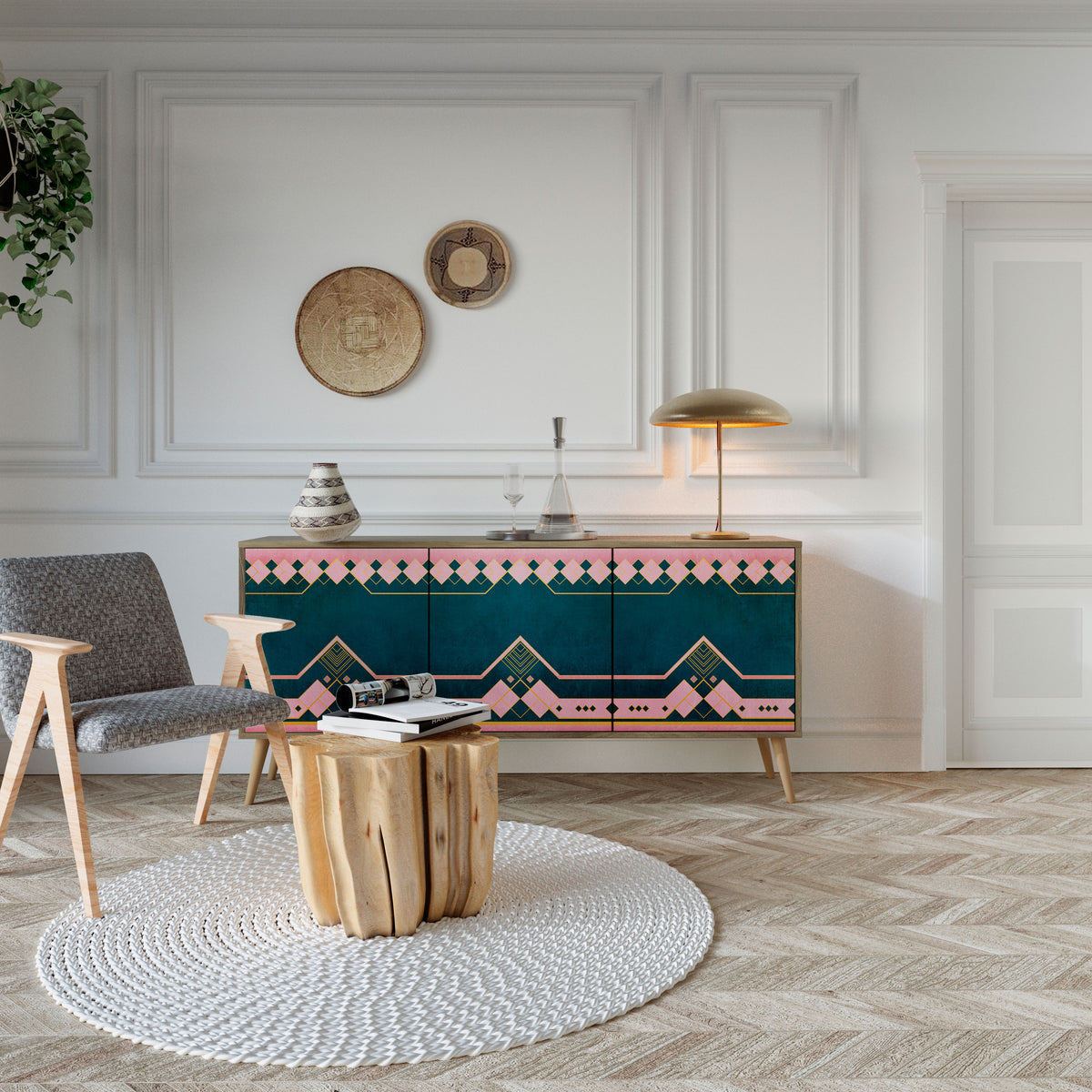 ROYAL COMPOSITION 3-Door Sideboard