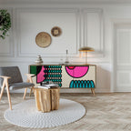 GEOMETRIC RHAPSODY 3-Door Sideboard