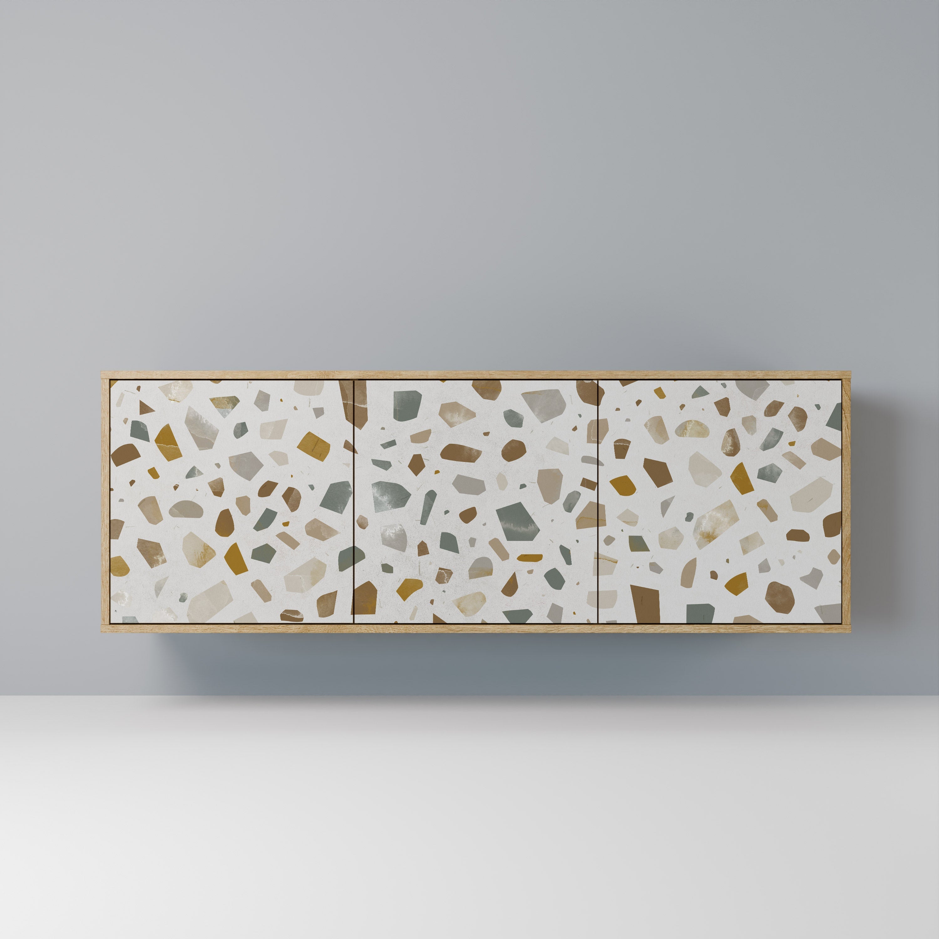 Buffet 3 portes effet chêne PIECES OF TOMORROW