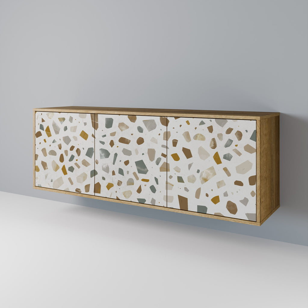 Buffet 3 portes effet chêne PIECES OF TOMORROW