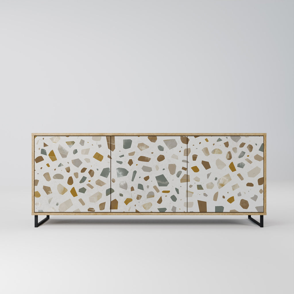 Buffet 3 portes effet chêne PIECES OF TOMORROW