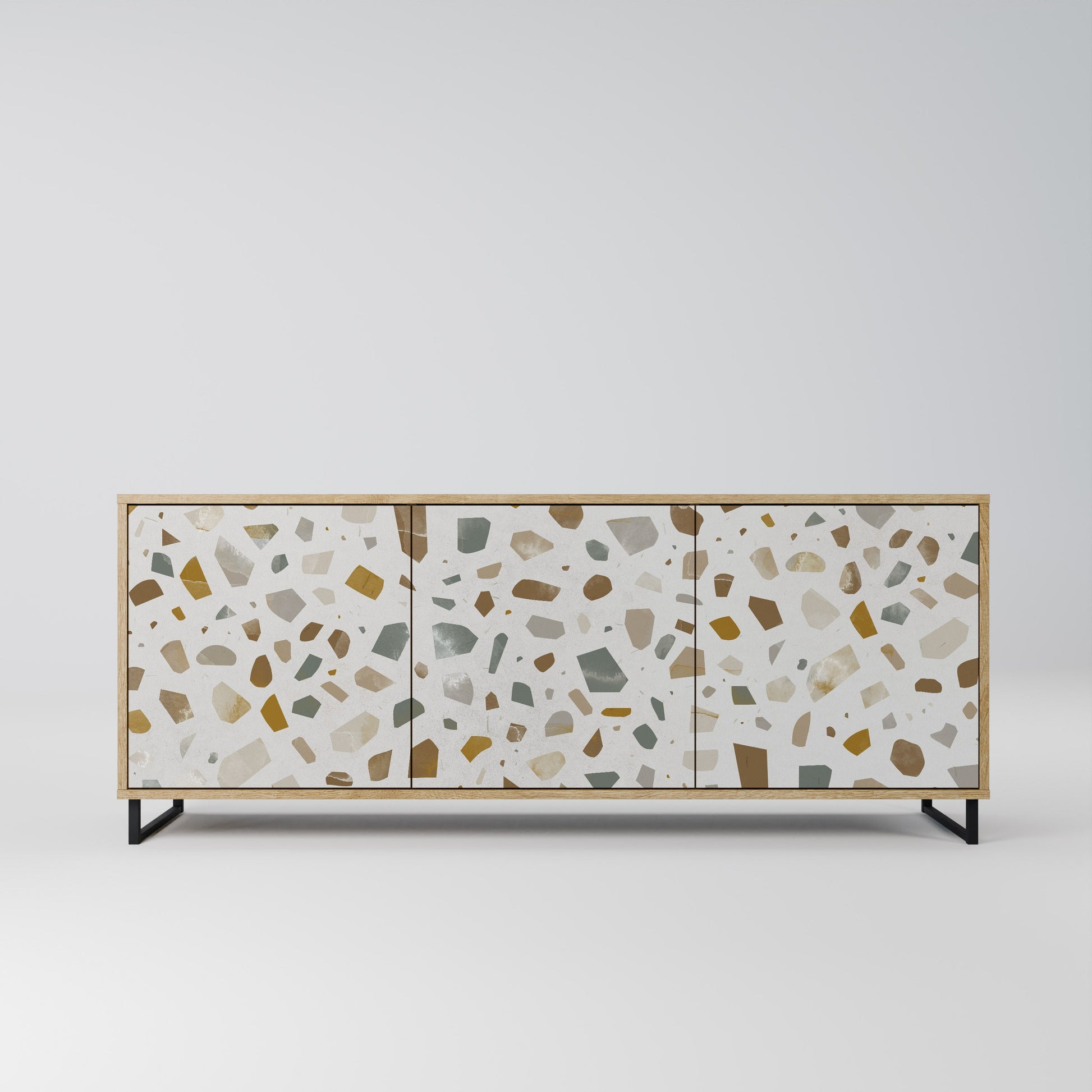 Buffet 3 portes effet chêne PIECES OF TOMORROW