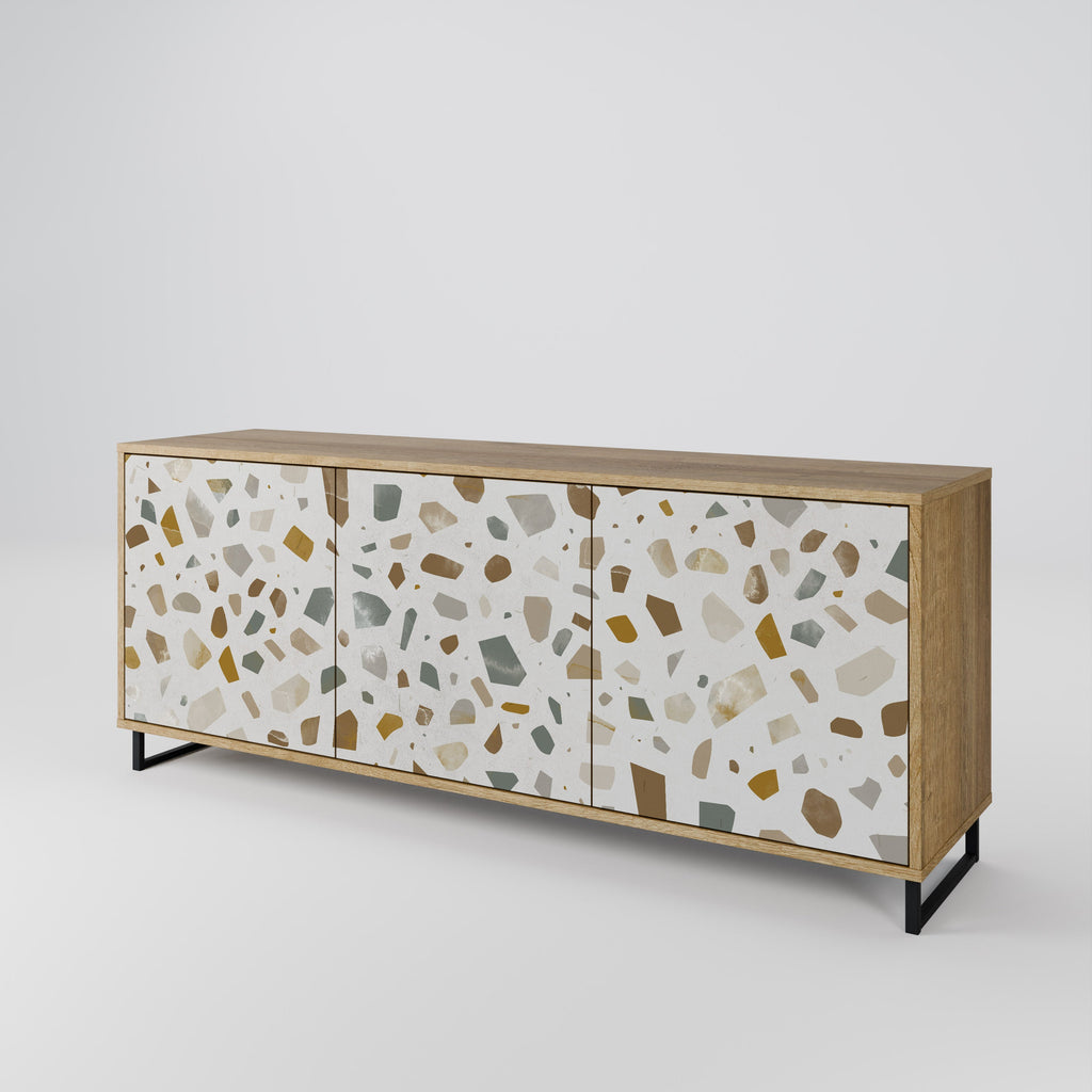 Buffet 3 portes effet chêne PIECES OF TOMORROW