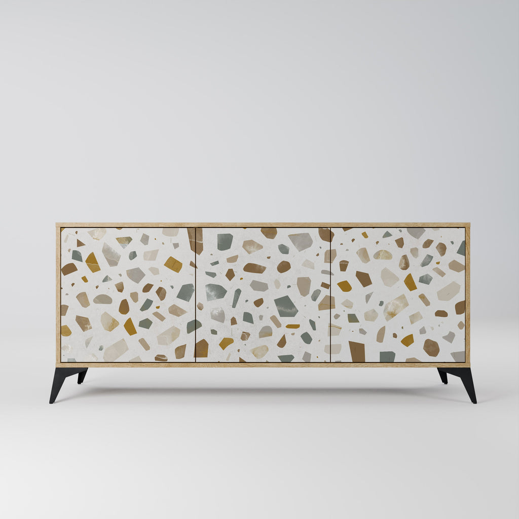 Buffet 3 portes effet chêne PIECES OF TOMORROW