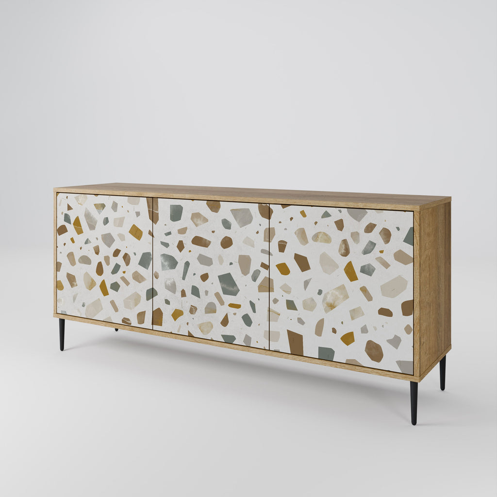 Buffet 3 portes effet chêne PIECES OF TOMORROW