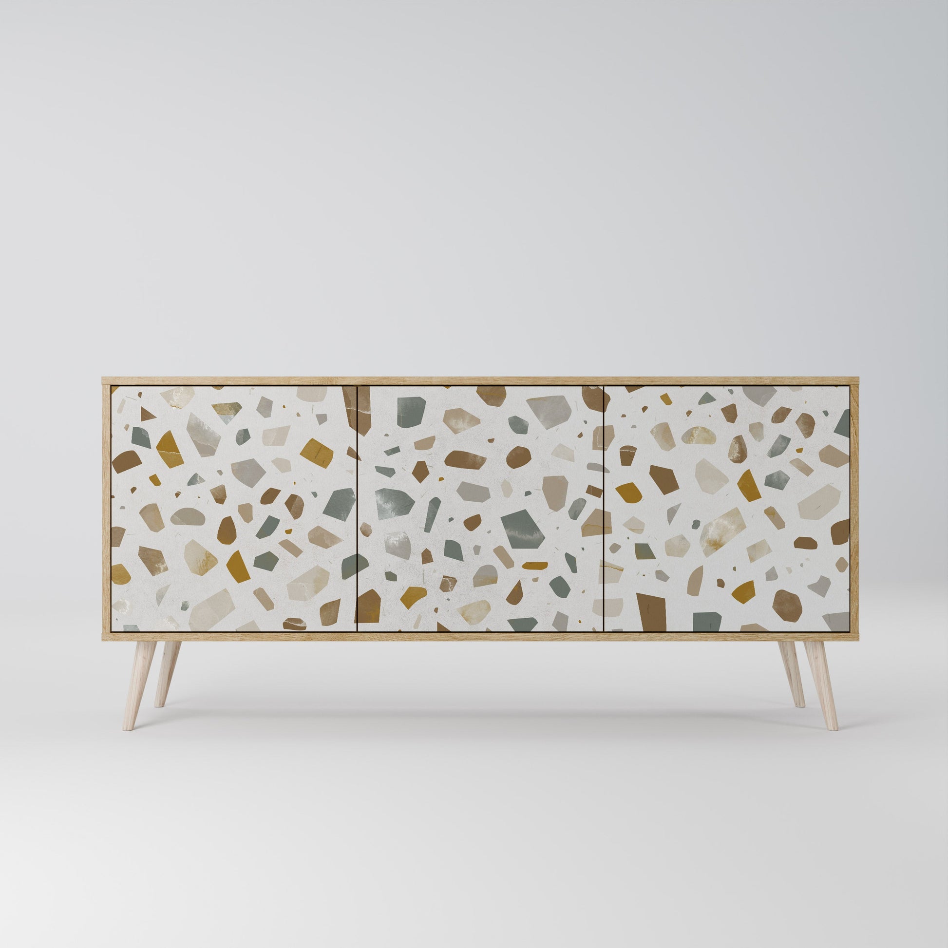 Buffet 3 portes effet chêne PIECES OF TOMORROW