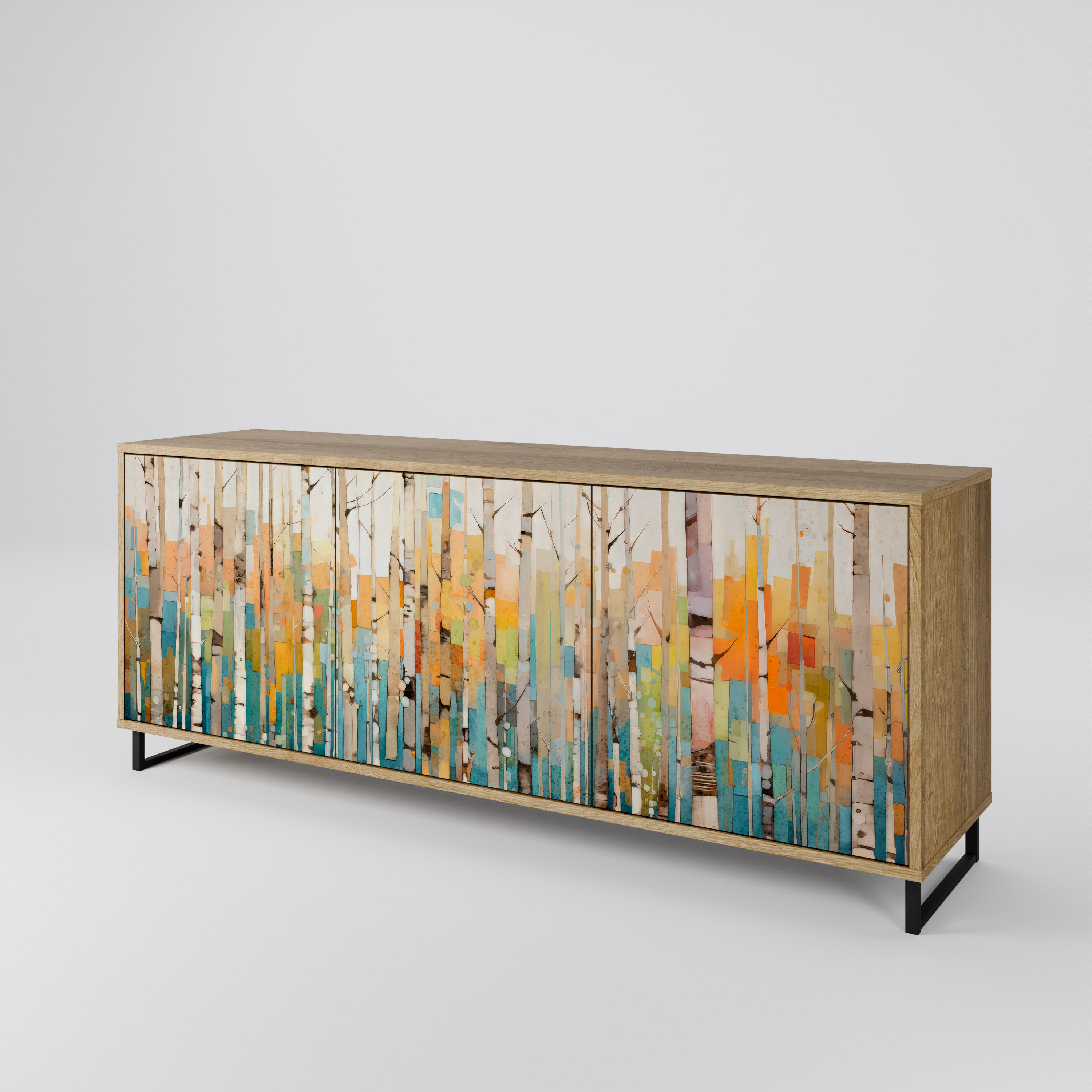 BIRCH KALEIDOSCOPE 3-Door Sideboard