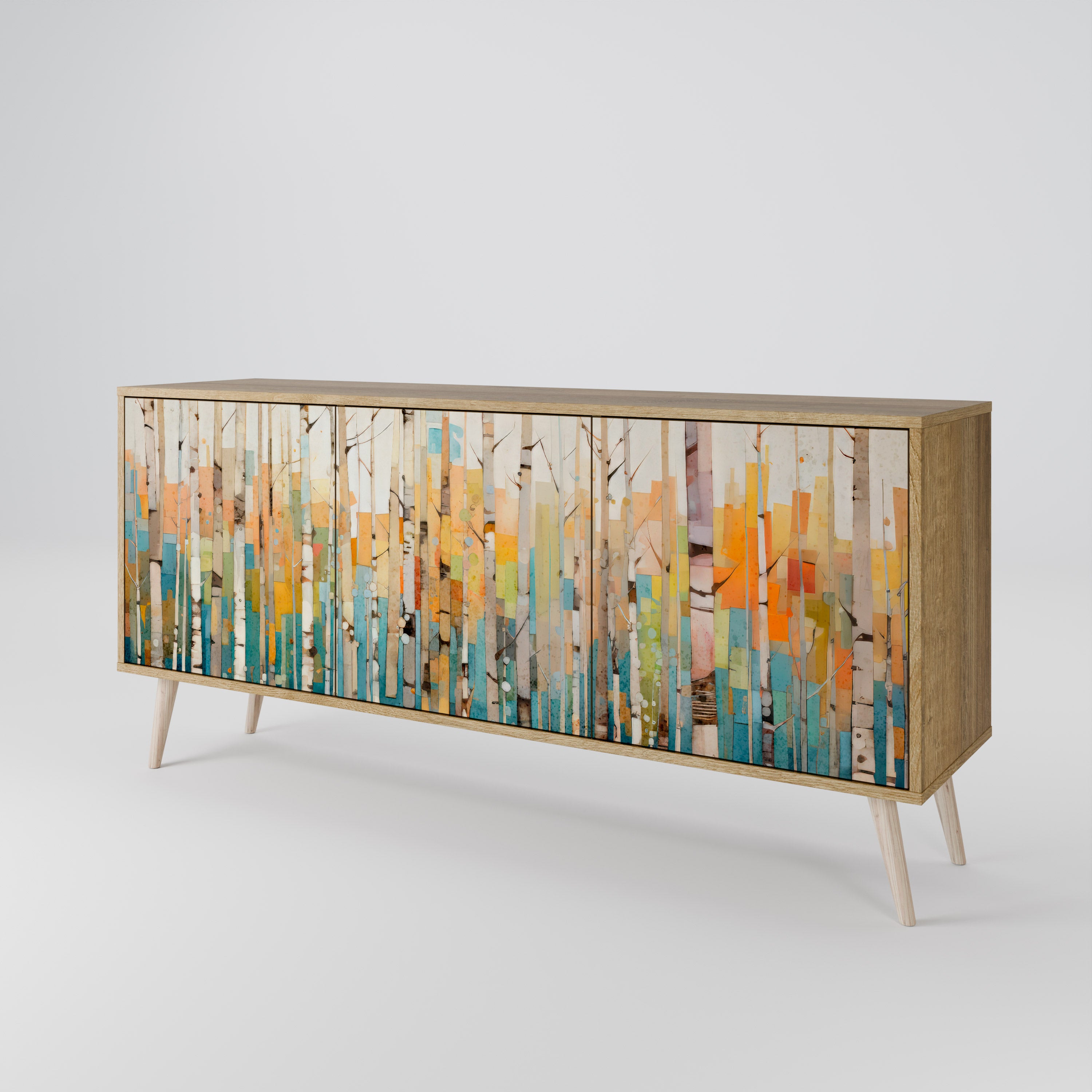 BIRCH KALEIDOSCOPE 3-Door Sideboard