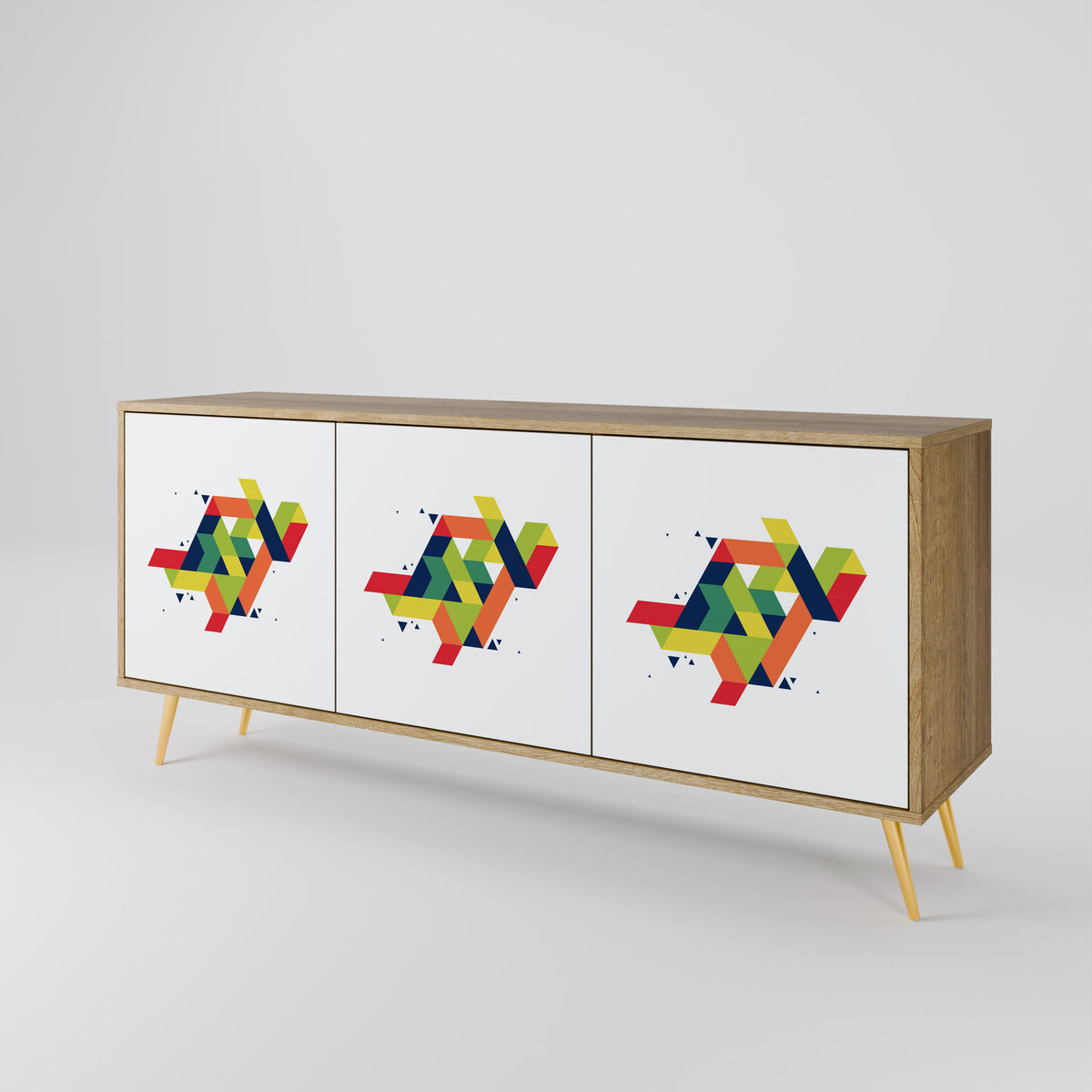 FUTURE SIGN 3-Door Sideboard