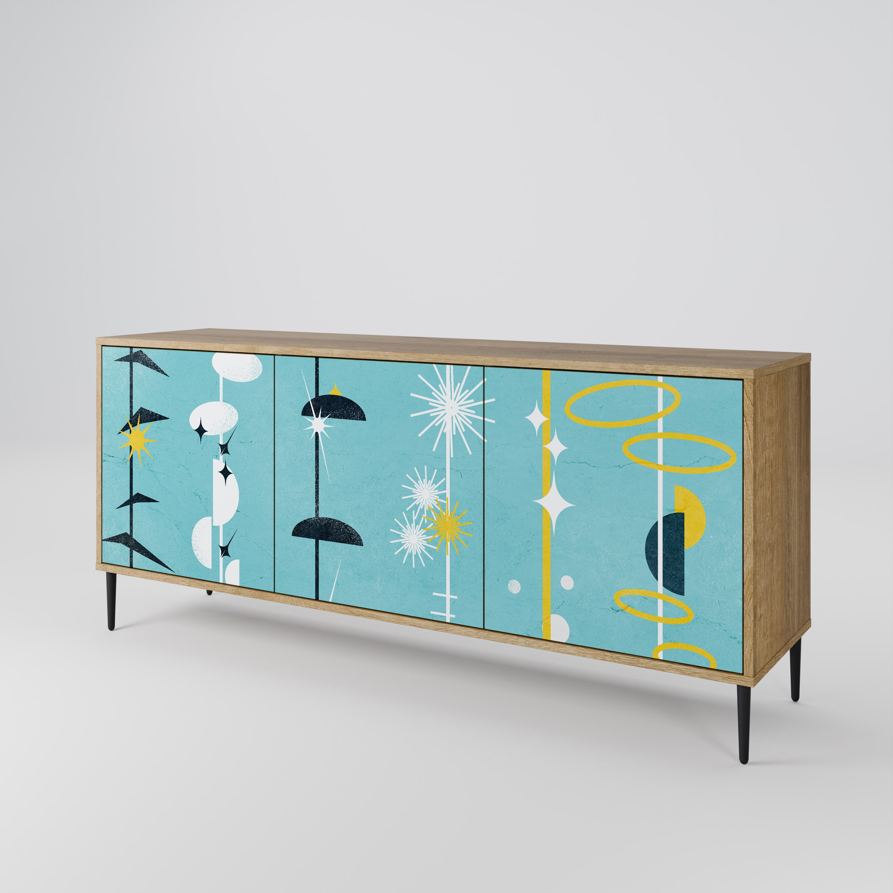 PATHS TO HAPPINESS 3-Door Sideboard