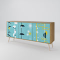 PATHS TO HAPPINESS 3-Door Sideboard
