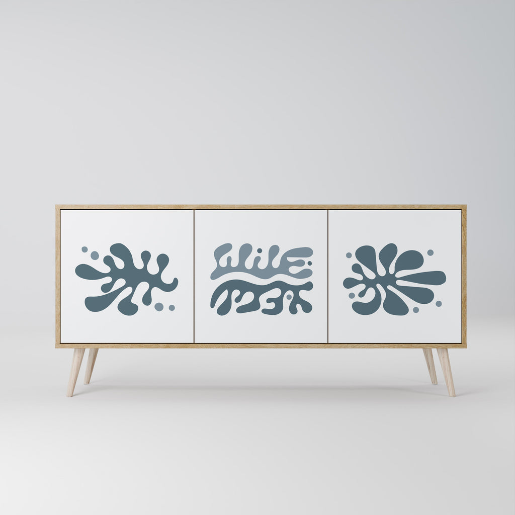 WONDERLAND VEGETATION 3-Door Sideboard in Oak Effect