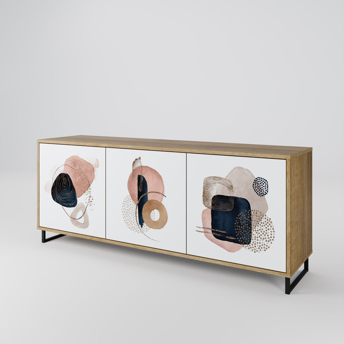 COLORFUL SHAPES 3-Door Sideboard