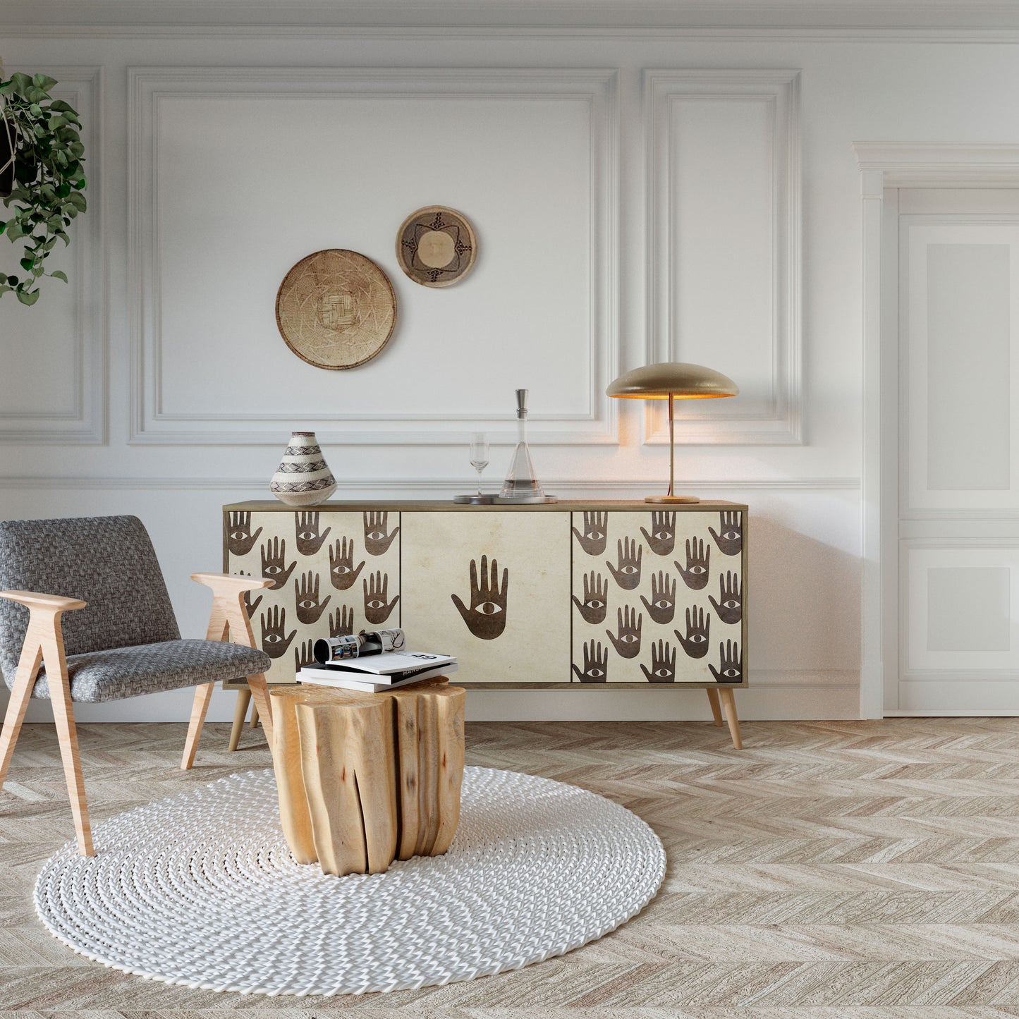 SEE MORE 3-Door Sideboard