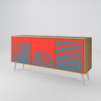 RISING GEOMETRY STARS 3-Door Sideboard