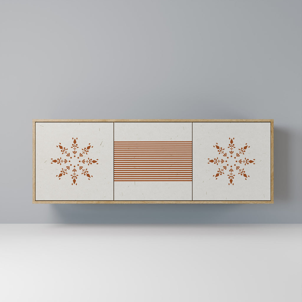 Buffet 3 portes DAILY HARMONY effet chêne
