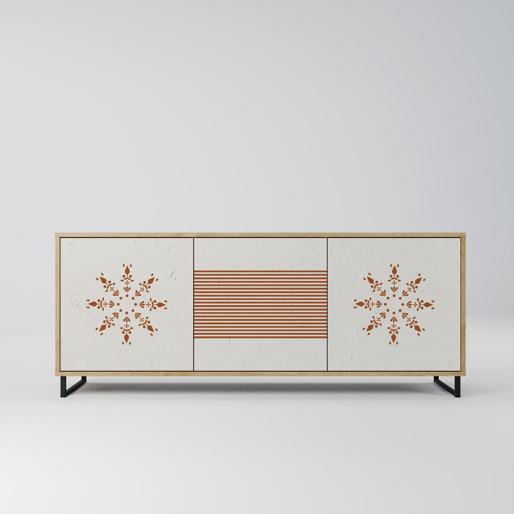 Buffet 3 portes DAILY HARMONY effet chêne