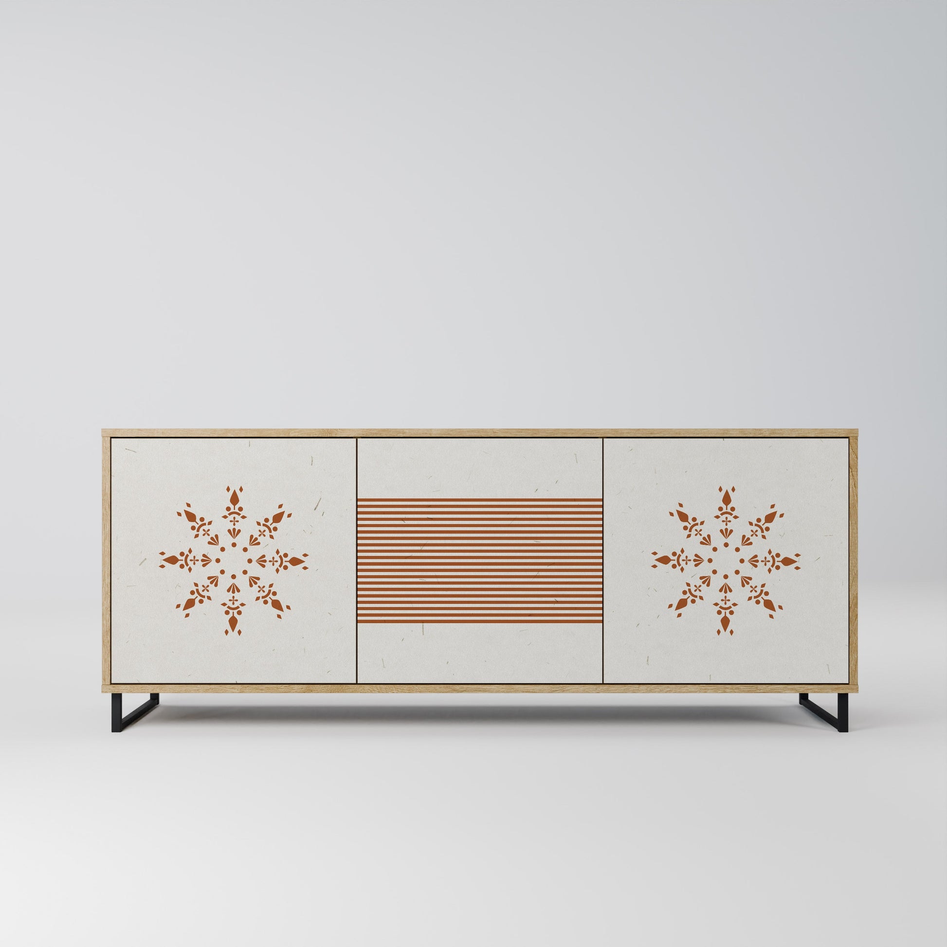 Buffet 3 portes DAILY HARMONY effet chêne