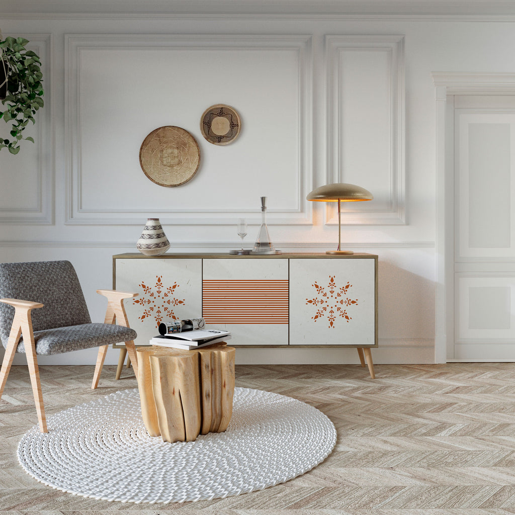 Buffet 3 portes DAILY HARMONY effet chêne