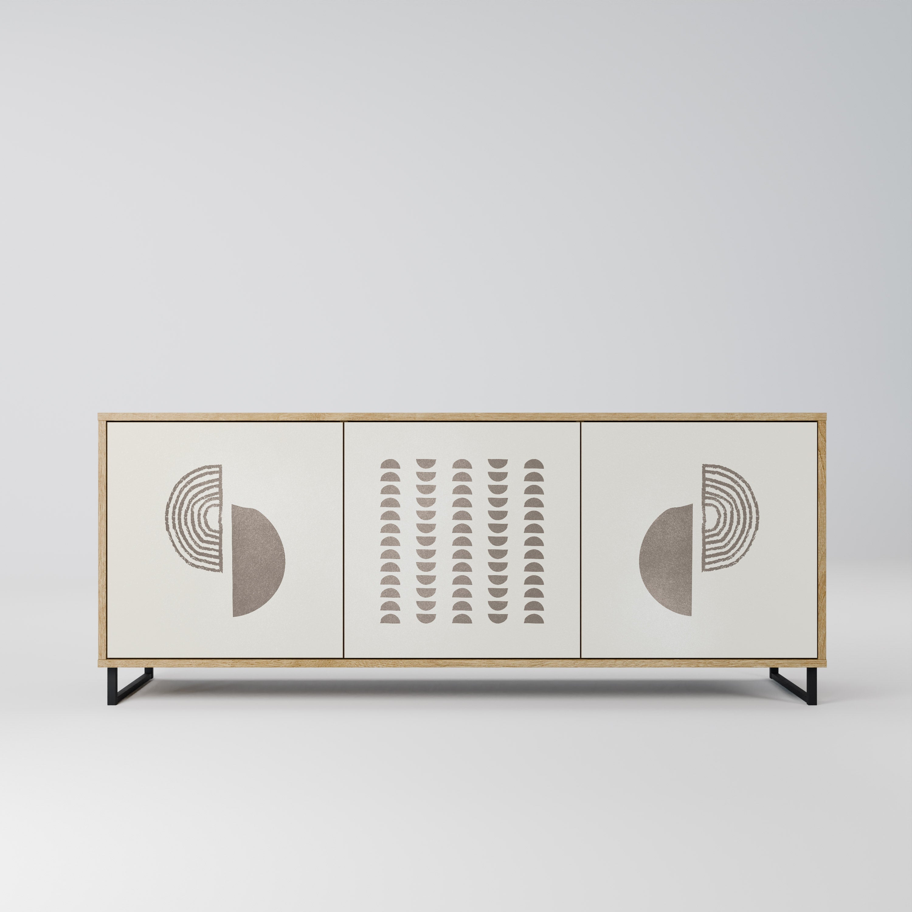 Buffet 3 portes HARMONY ESSENCE effet chêne