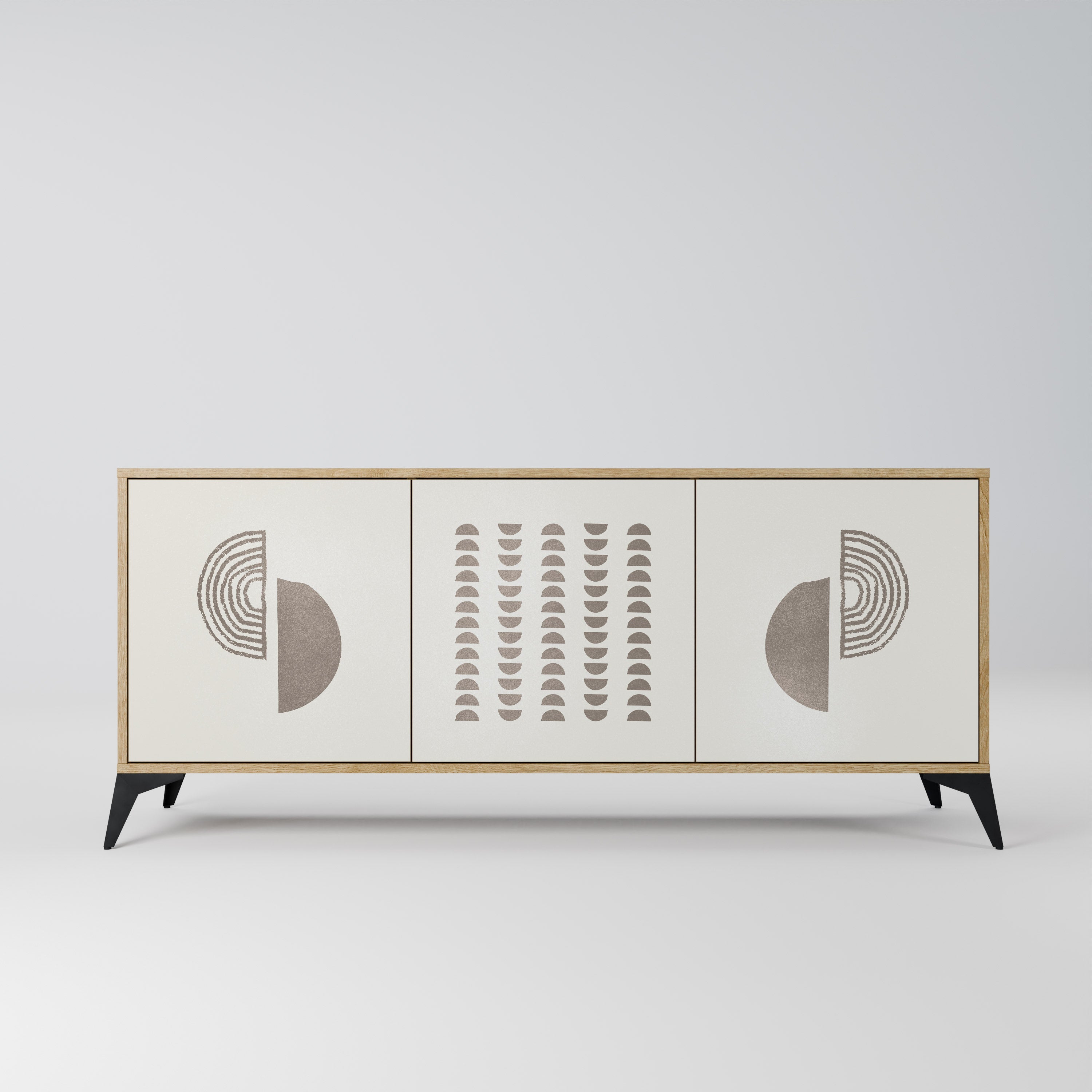 Buffet 3 portes HARMONY ESSENCE effet chêne